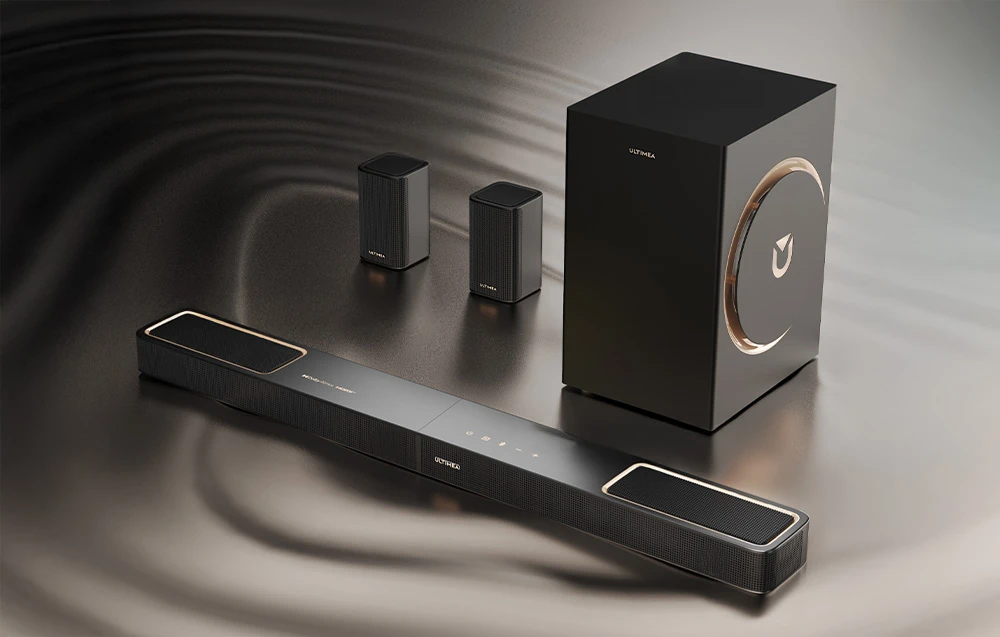Namų kino sistema Ultimea Skywave F40 BOOM Soundbar aprašymas - Prekės nuotrauka Namų kino sistema Ultimea Skywave F40 BOOM Soundbar aprašymas - Prekės nuotrauka
