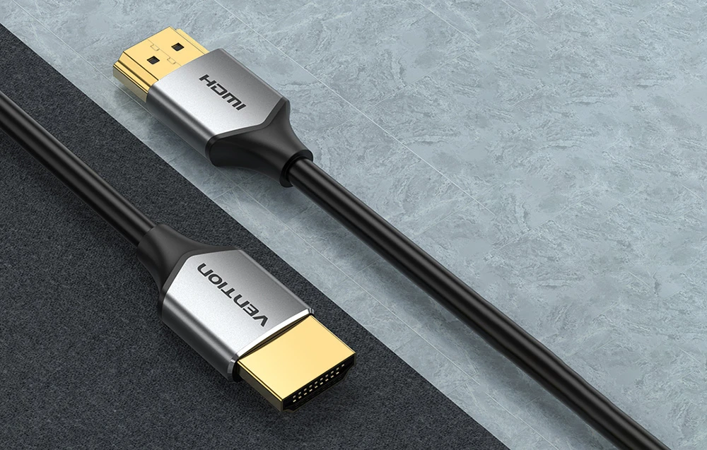 Vention HDMI - HDMI kabelis 2m 4K 60Hz – Pilkas aprašymas - Prekės nuotrauka Vention HDMI - HDMI kabelis 2m 4K 60Hz – Pilkas aprašymas - Prekės nuotrauka