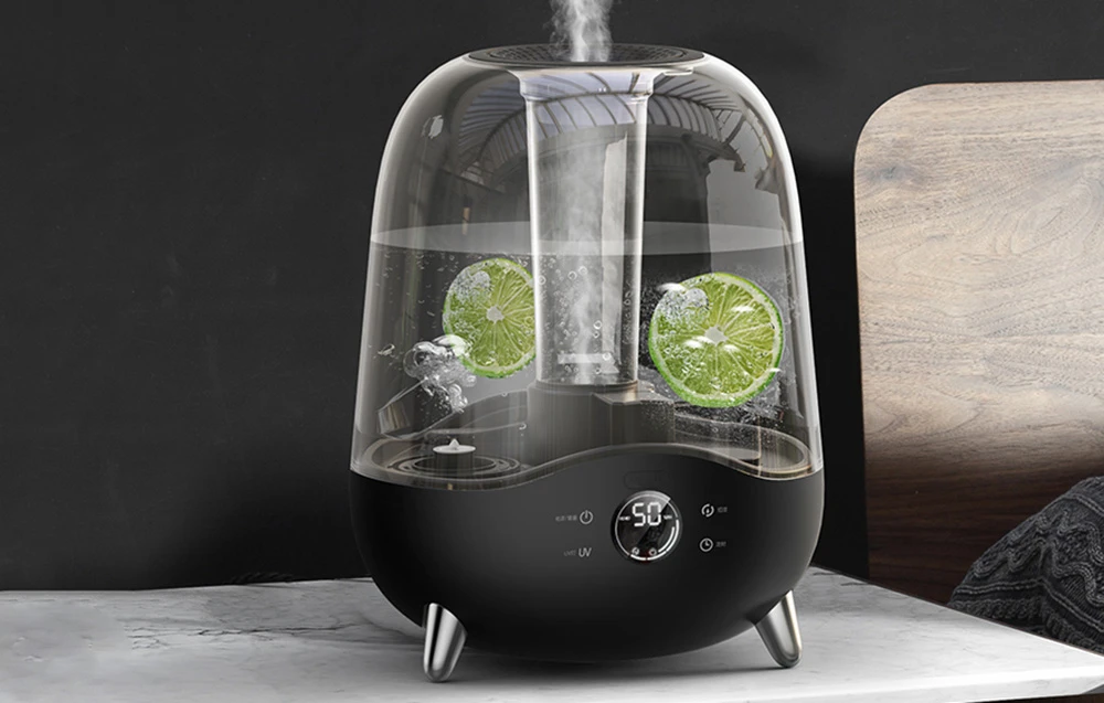 Xiaomi Deerma F327W Ultrasonic Humidifier UV 5L oro drėkintuvas - difuzorius aprašymas - Prekės nuotrauka