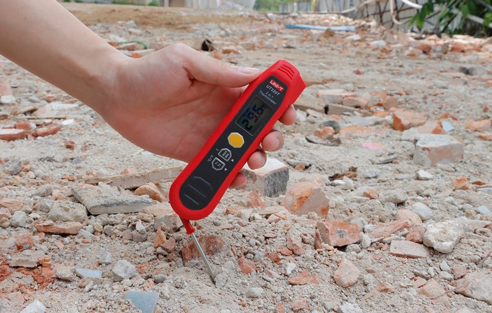Daugiafukcis termometras IR 40-300°C; -40-300°C ; IP54, Max/Min/Skirtumas/matavimo rakinimasl UNI-T aprašymas - Prekės nuotrauka Daugiafukcis termometras IR 40-300°C; -40-300°C ; IP54, Max/Min/Skirtumas/matavimo rakinimasl UNI-T aprašymas - Prekės nuotrauka