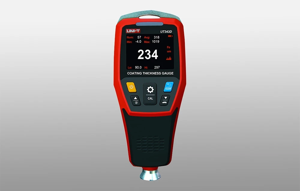 UNI-T UT343D paint thickness tester aprašymas - Prekės nuotrauka