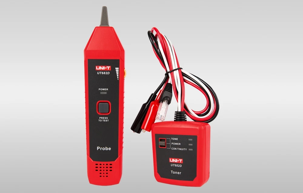 UT682D prietaisas elektros, telefonijos ir tinklo kabelių paieškai, vejos roboto kontūro testeris, UNI-T aprašymas - Prekės nuotrauka UT682D prietaisas elektros, telefonijos ir tinklo kabelių paieškai, vejos roboto kontūro testeris, UNI-T aprašymas - Prekės nuotrauka