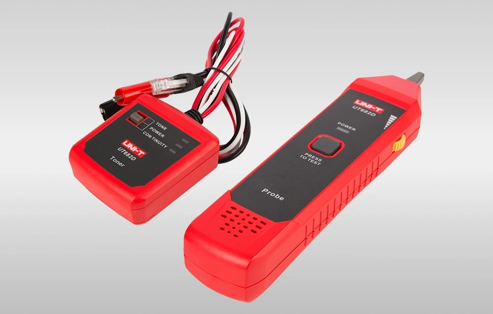 UT682D prietaisas elektros, telefonijos ir tinklo kabelių paieškai, vejos roboto kontūro testeris, UNI-T aprašymas - Prekės nuotrauka UT682D prietaisas elektros, telefonijos ir tinklo kabelių paieškai, vejos roboto kontūro testeris, UNI-T aprašymas - Prekės nuotrauka