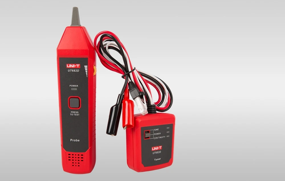 UT682D prietaisas elektros, telefonijos ir tinklo kabelių paieškai, vejos roboto kontūro testeris, UNI-T aprašymas - Prekės nuotrauka UT682D prietaisas elektros, telefonijos ir tinklo kabelių paieškai, vejos roboto kontūro testeris, UNI-T aprašymas - Prekės nuotrauka