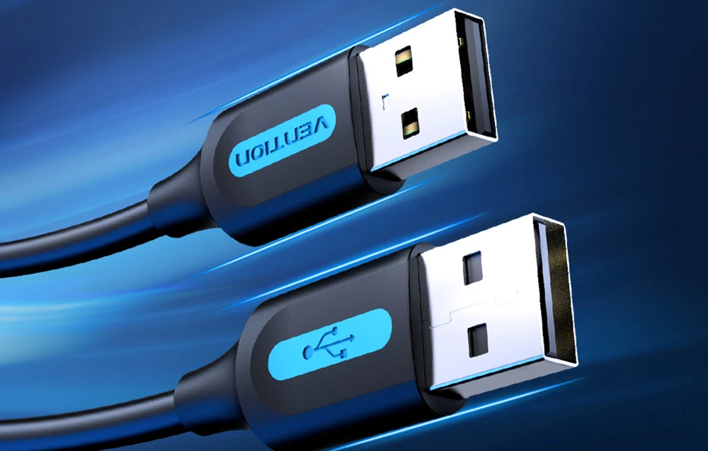 Vention USB 2.0 kabelis Ventiliacija COJBH 2m Juodas PVC aprašymas - Prekės nuotrauka