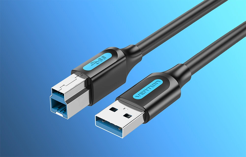 Vention USB 3.0 A–B laidas Ventiliacija COOBI 3m Juodas PVC aprašymas - Prekės nuotrauka Vention USB 3.0 A–B laidas Ventiliacija COOBI 3m Juodas PVC aprašymas - Prekės nuotrauka