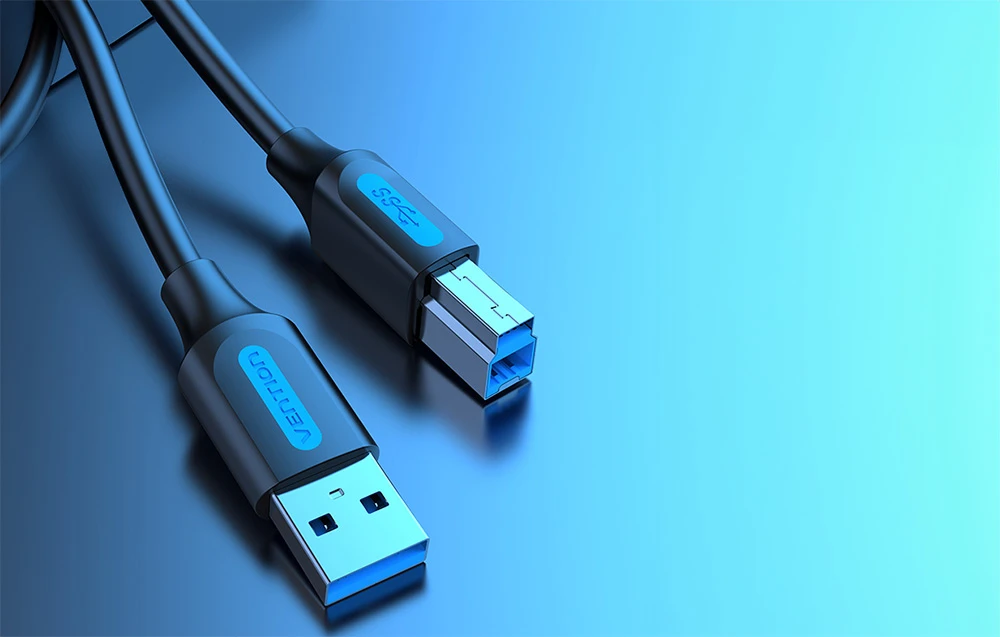 Vention USB 3.0 A–B laidas Ventiliacija COOBI 3m Juodas PVC aprašymas - Prekės nuotrauka Vention USB 3.0 A–B laidas Ventiliacija COOBI 3m Juodas PVC aprašymas - Prekės nuotrauka