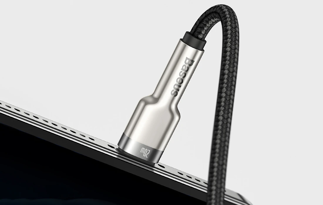 Baseus Cafule USB-C į Lightning kabelis PD 20W 1m - Baltas aprašymas - Prekės nuotrauka Baseus Cafule USB-C į Lightning kabelis PD 20W 1m - Baltas aprašymas - Prekės nuotrauka