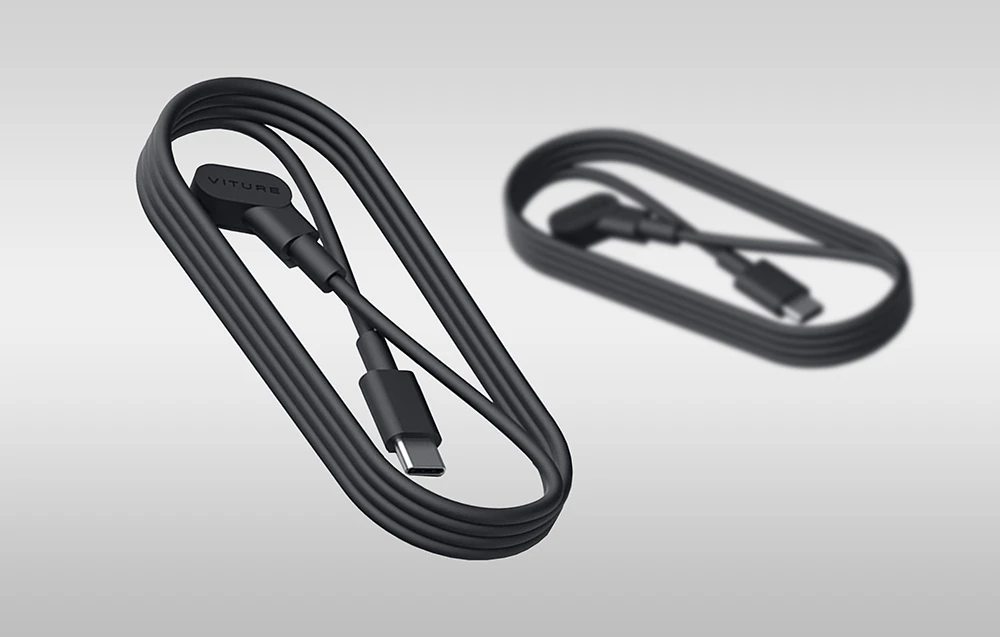 USB-C cable for VITURE magnetic connector (120 cm) aprašymas - Prekės nuotrauka