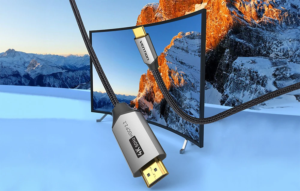 Vention USB-C į HDMI laidas 2 m ventiliacijos CRBBH (juodas) aprašymas - Prekės nuotrauka Vention USB-C į HDMI laidas 2 m ventiliacijos CRBBH (juodas) aprašymas - Prekės nuotrauka