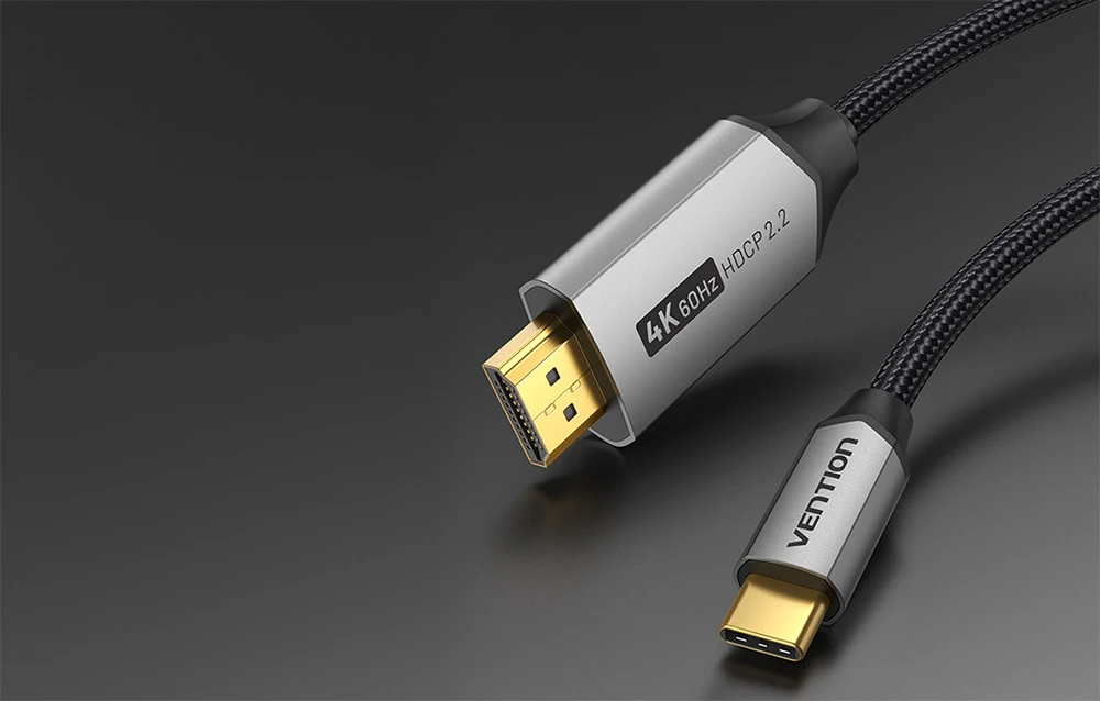 Vention USB-C į HDMI laidas 2 m ventiliacijos CRBBH (juodas) aprašymas - Prekės nuotrauka Vention USB-C į HDMI laidas 2 m ventiliacijos CRBBH (juodas) aprašymas - Prekės nuotrauka