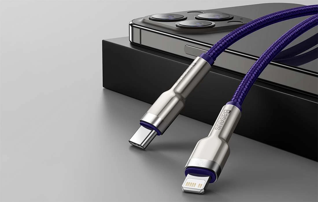 Baseus Cafule USB - Žaibo laidas 2.4A 1m aprašymas - Prekės nuotrauka