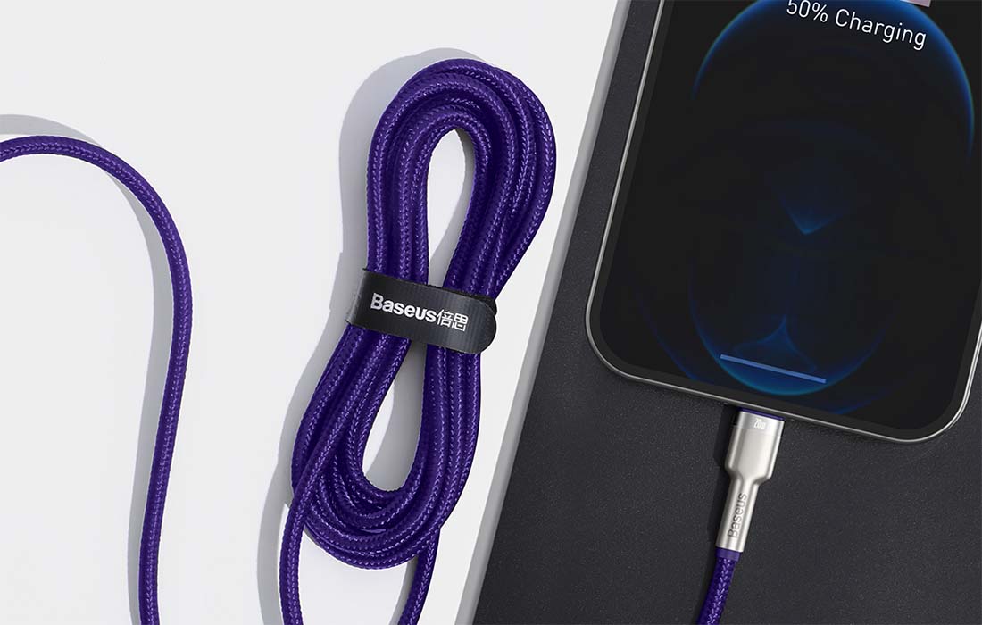 Baseus Cafule USB - Žaibo laidas 2.4A 1m aprašymas - Prekės nuotrauka