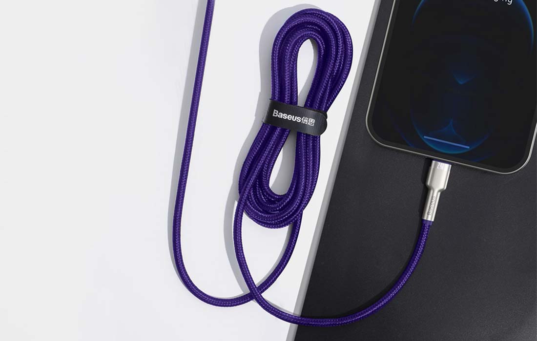 Baseus Cafule USB - Žaibo laidas 2.4A 1m aprašymas - Prekės nuotrauka