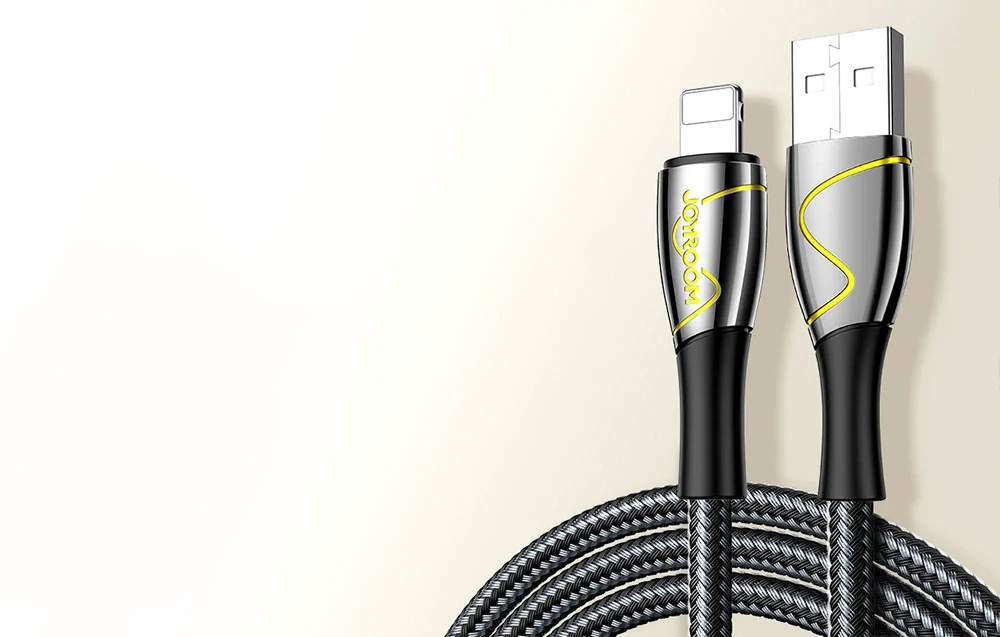 USB laidas, skirtas Lightning Joyroom S-1230K6 2.4A 1.2m (juodas) aprašymas - Prekės nuotrauka