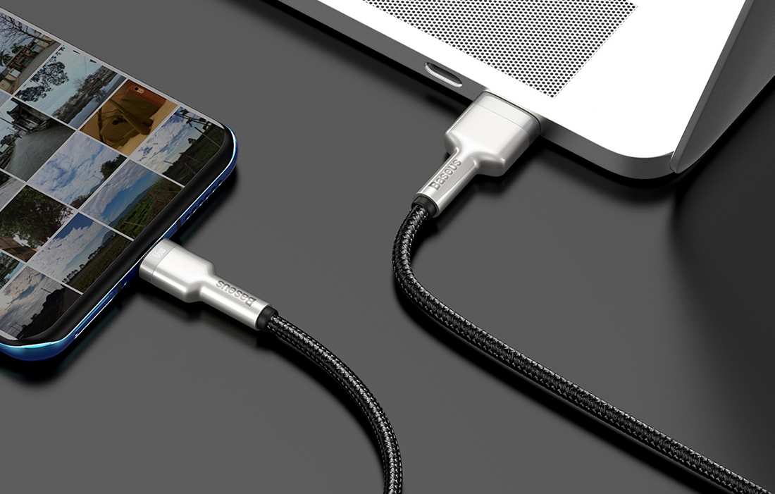 Baseus Cafule USB - USB-C laidas 66W 0.25m - Juodas aprašymas - Prekės nuotrauka Baseus Cafule USB - USB-C laidas 66W 0.25m - Juodas aprašymas - Prekės nuotrauka