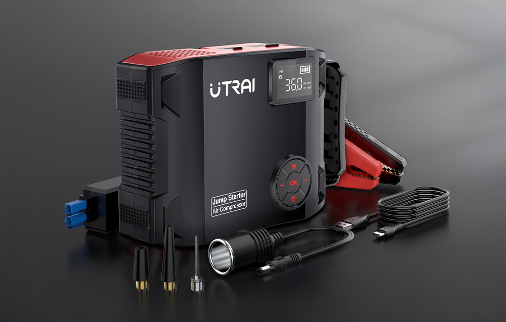 UTRAI JS5 automobilio starteris su kompresoriumi aprašymas - Prekės nuotrauka