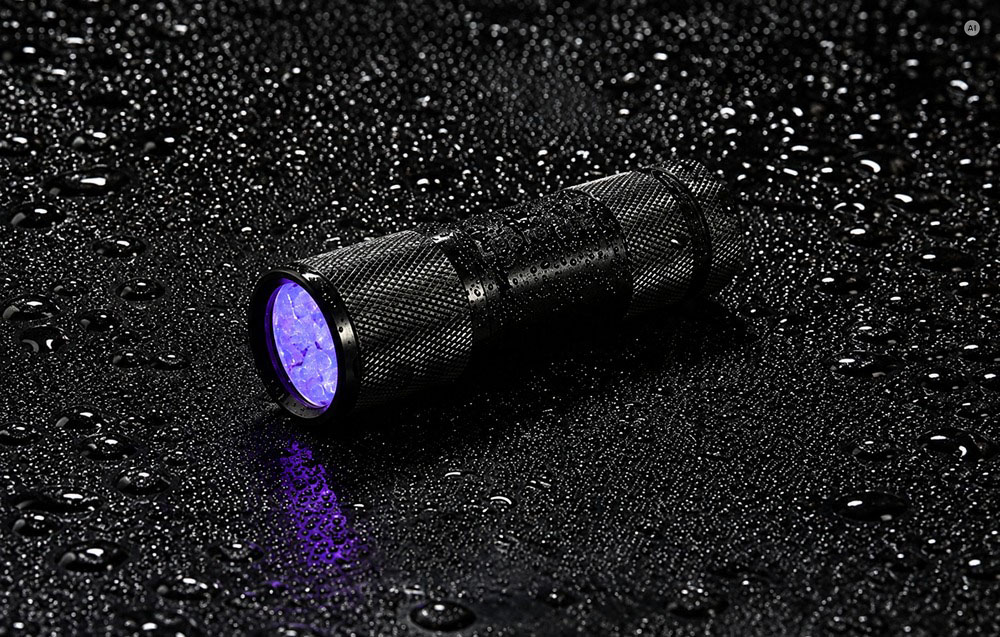 UV LED Flashlight Lepro aprašymas - Prekės nuotrauka