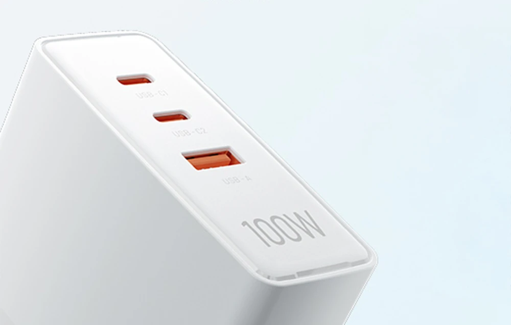 Vention FEGB0-EU 2xUSB-C 1xUSB-A 100W/100W/30W GaN tinklo įkroviklis (juodas) aprašymas - Prekės nuotrauka Vention FEGB0-EU 2xUSB-C 1xUSB-A 100W/100W/30W GaN tinklo įkroviklis (juodas) aprašymas - Prekės nuotrauka