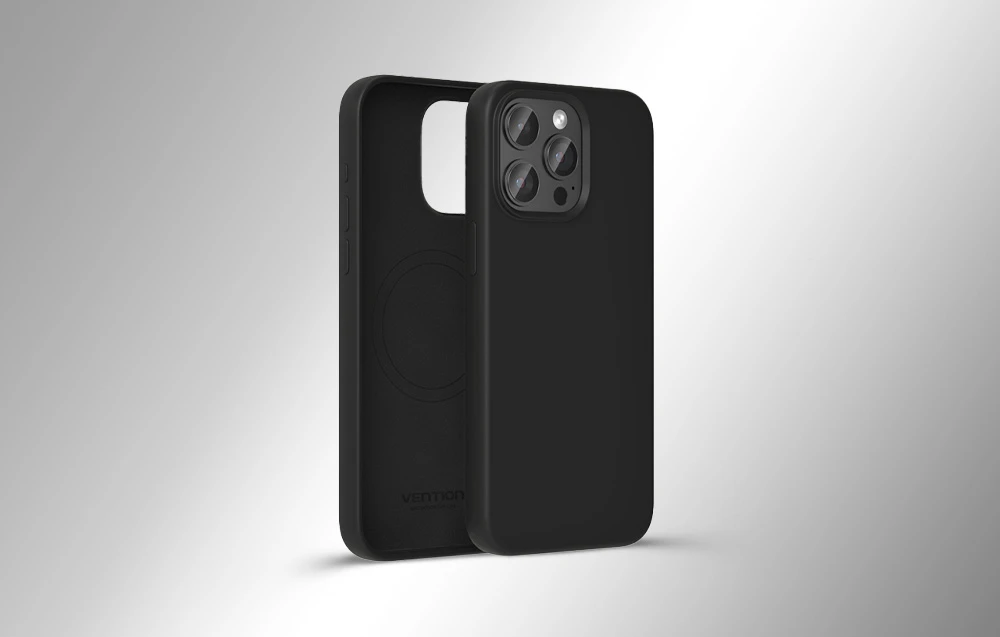 Vention KUFB0-30 silikoninis dėklas, skirtas iPhone 15 Pro (juodas) aprašymas - Prekės nuotrauka Vention KUFB0-30 silikoninis dėklas, skirtas iPhone 15 Pro (juodas) aprašymas - Prekės nuotrauka
