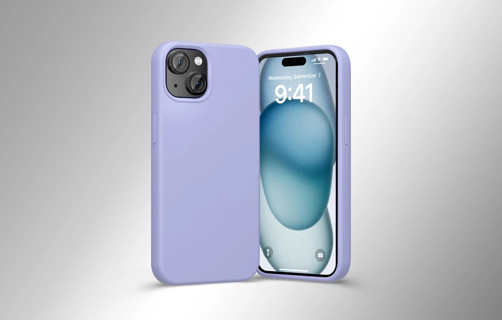 Vention KUFV0-20 silikoninis dėklas, skirtas iPhone 15 Plus (violetinė) aprašymas - Prekės nuotrauka Vention KUFV0-20 silikoninis dėklas, skirtas iPhone 15 Plus (violetinė) aprašymas - Prekės nuotrauka