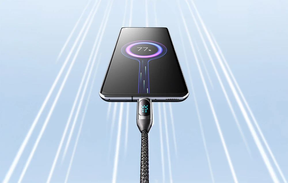 Vention TAYBAV USB 2.0 CC 100 W 5A 1.2M USB kabelis (juodas) aprašymas - Prekės nuotrauka
