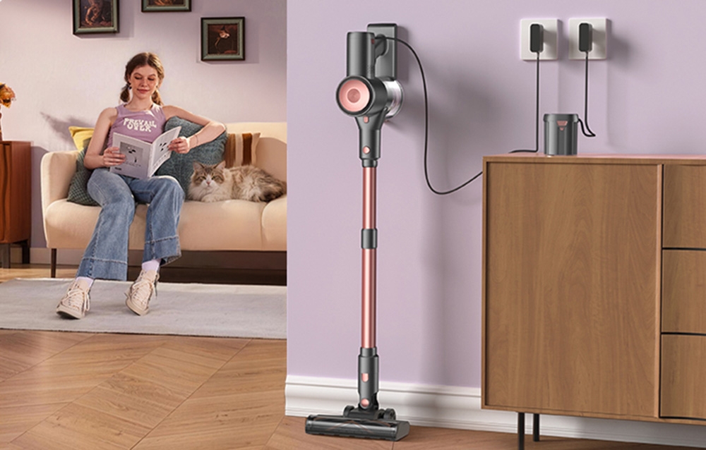 Dulkių siurblys VEXILAR V10 PRO Cordless Upright Vacuum Cleaner aprašymas - Prekės nuotrauka