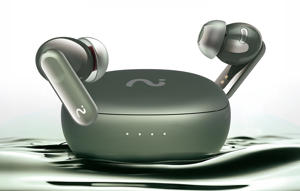 Ausinės VIAIM Nano+ AI Earbuds with Voice Recorder (Žalias) aprašymas - Prekės nuotrauka