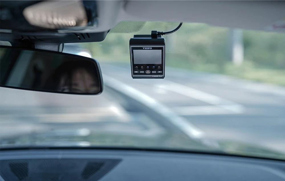 Vaizdo Registratorius - VIOFO A229 Pro 2CH-G GPS 4K Dviejų kamerų Juodas aprašymas - Prekės nuotrauka