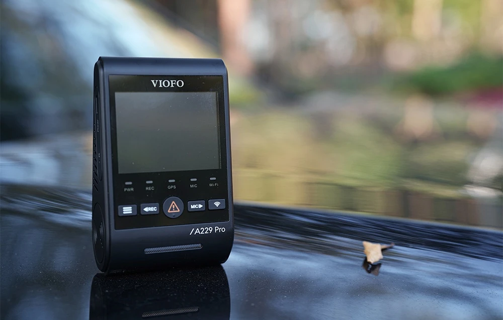 Vaizdo Registratorius - VIOFO A229 Pro 2CH-G GPS 4K Dviejų kamerų Juodas aprašymas - Prekės nuotrauka