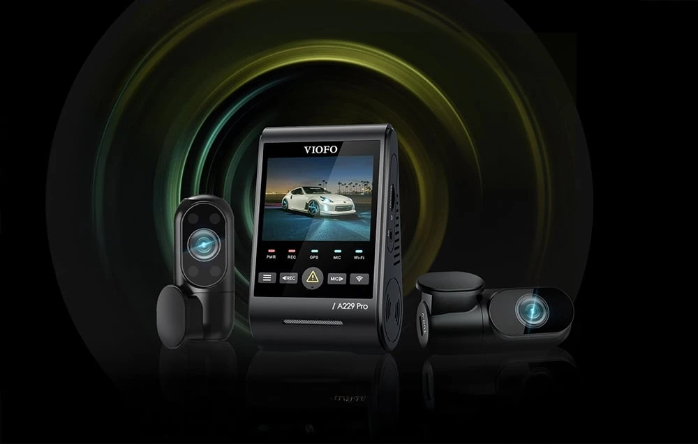 VIOFO A229 Pro 3CH-G GPS - Video recorder aprašymas - Prekės nuotrauka VIOFO A229 Pro 3CH-G GPS - Video recorder aprašymas - Prekės nuotrauka