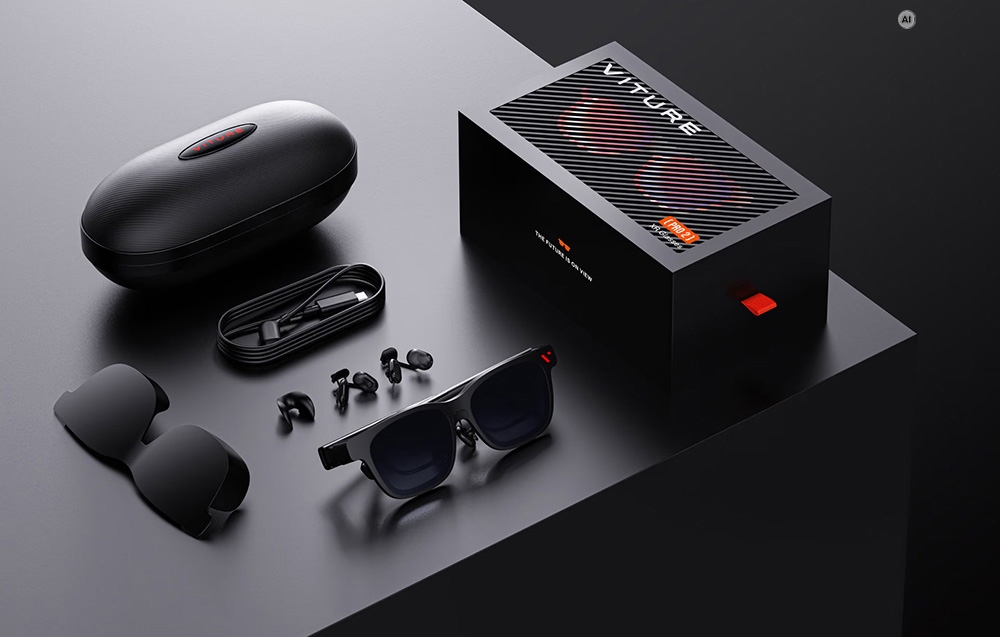XR Išmanieji Akiniai - VITURE Pro 2 XR Akiniai 1 920 × 1 080 120 Hz 146 Colių USB-C 3D 63 g aprašymas - Prekės nuotrauka