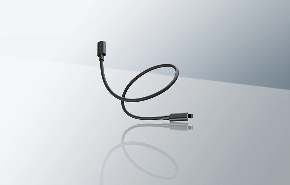 VITURE (USB 3.2 Gen1) USB-C male to USB-C female extender (juodas) 50 cm aprašymas - Prekės nuotrauka