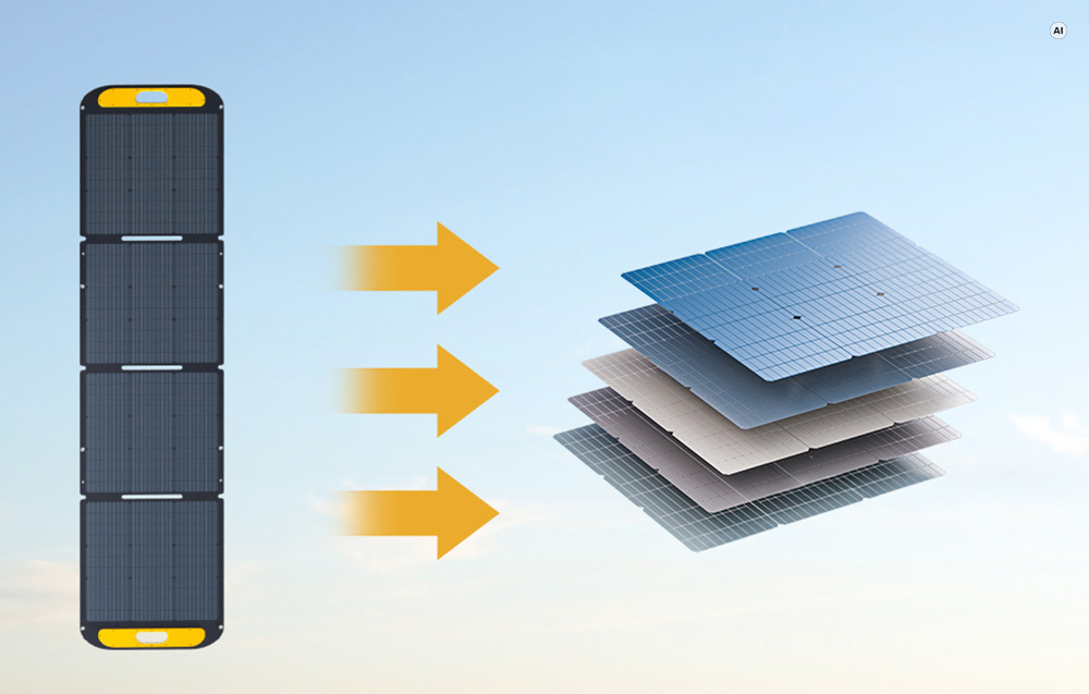 VTOMAN VS200 200W Solar Panel aprašymas - Prekės nuotrauka