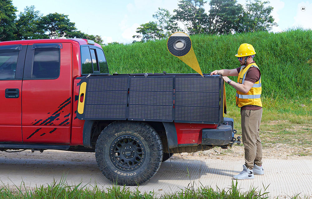 VTOMAN VS200 200W Solar Panel aprašymas - Prekės nuotrauka