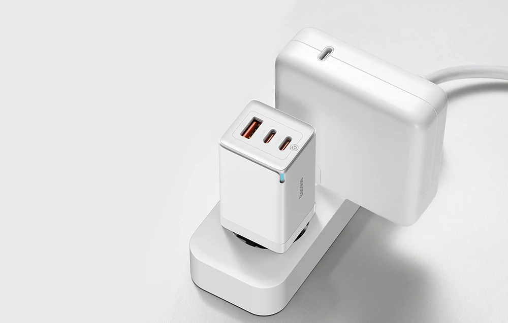 Baseus GaN5 Pro sieninis įkroviklis 2xUSB-C + USB 65W aprašymas - Prekės nuotrauka