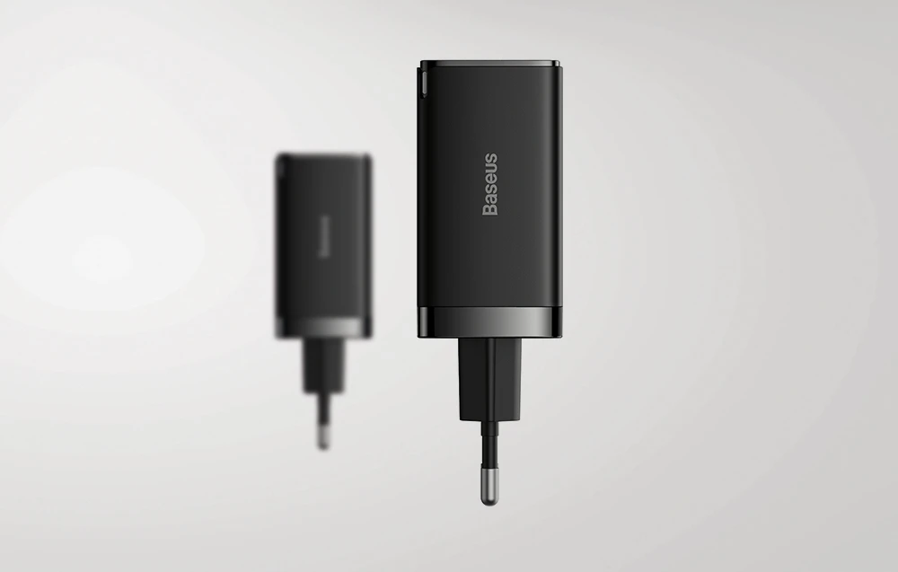 Baseus GaN5 Pro sieninis įkroviklis 2xUSB-C + USB 65W Juodas aprašymas - Prekės nuotrauka Baseus GaN5 Pro sieninis įkroviklis 2xUSB-C + USB 65W Juodas aprašymas - Prekės nuotrauka