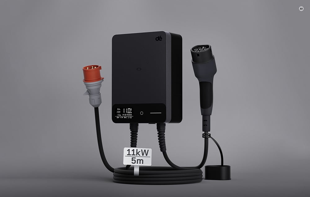 Elektromobilių Įkroviklis - DEPOW deWB11B10A_DL 11 kW, 10 m Laidas aprašymas - Prekės nuotrauka