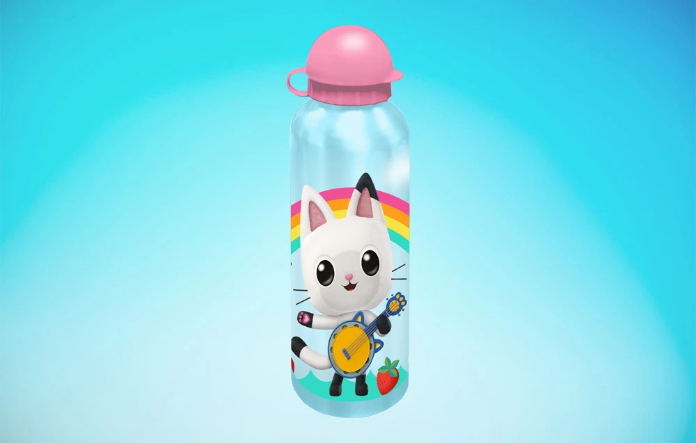 Kids Licensing Vandens butelis 500 ml Gabby's Dollhouse KiDS Licencija aprašymas - Prekės nuotrauka