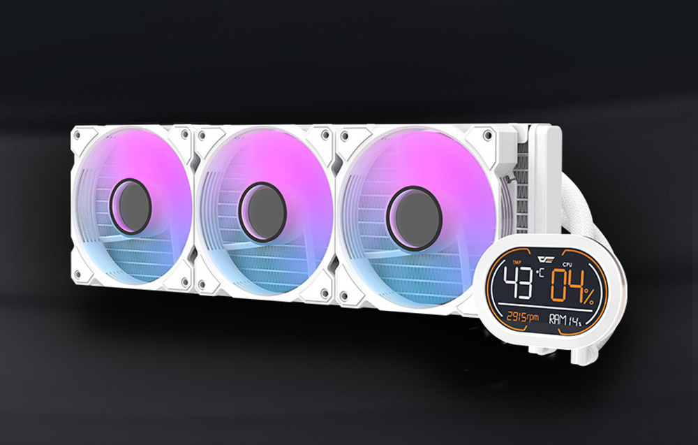 Vanduo cooling for the Darkflash DH360D processor (baltas) aprašymas - Prekės nuotrauka