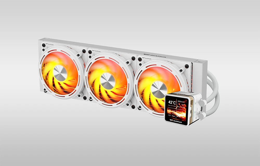 darkflash Vanduo cooling for the processor DE360 (baltas) aprašymas - Prekės nuotrauka