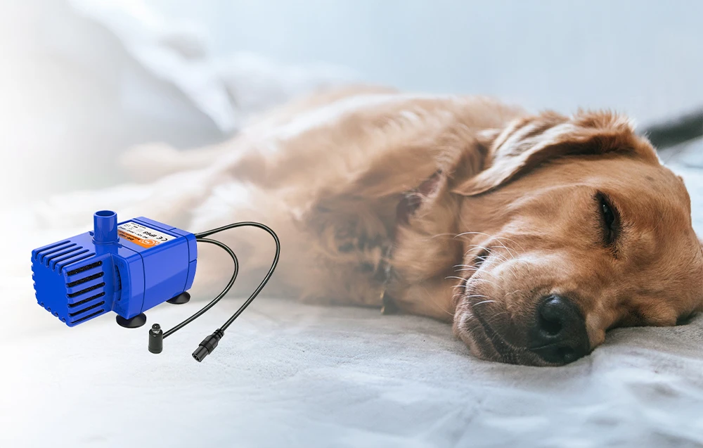 Vandens fontanas augintiniams Dogness D01 2l (rudas) aprašymas - Prekės nuotrauka