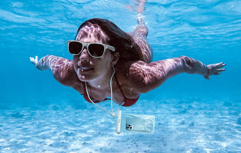 vandeniui atsparus-telefono dėklas-baseus-aquaglide-su