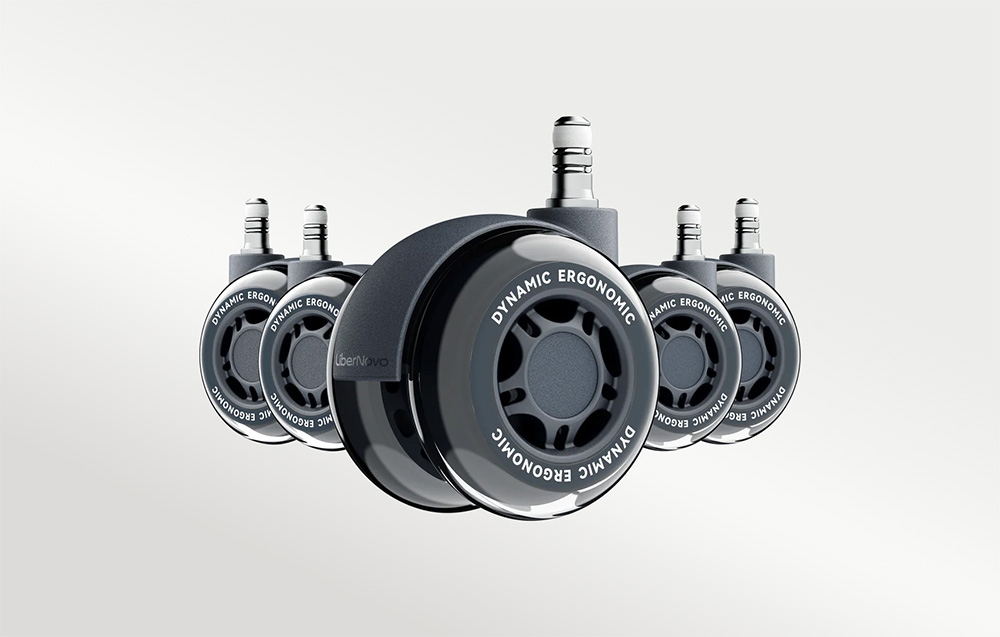 Valiklis Wheels for the LiberNovo A-10 Armchair (juodas) aprašymas - Prekės nuotrauka