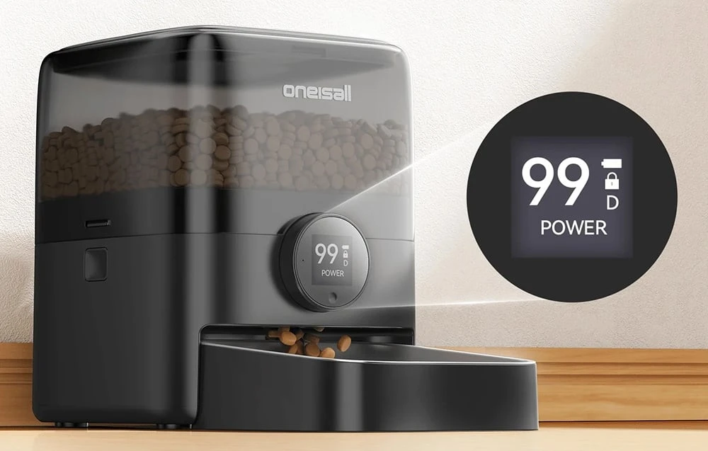 WiFi Oneisall 5L PF08 smart feed dispenser aprašymas - Prekės nuotrauka WiFi Oneisall 5L PF08 smart feed dispenser aprašymas - Prekės nuotrauka