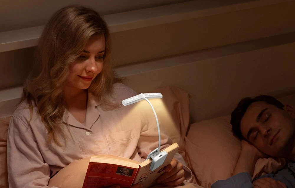 „Wingy Book Light Glocusent“ GLCSNTA2902 USB-C 1000mAh Baltas aprašymas - Prekės nuotrauka