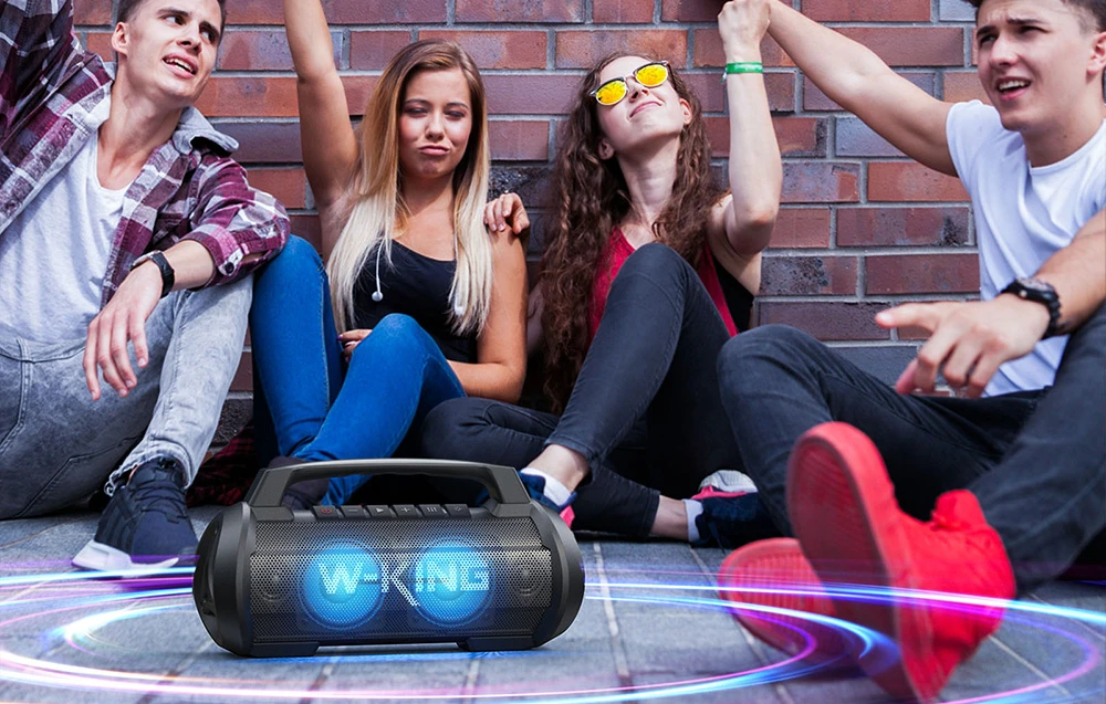 W-KING D10 60W nešiojama kolonėlė aprašymas - Prekės nuotrauka W-KING D10 60W nešiojama kolonėlė aprašymas - Prekės nuotrauka