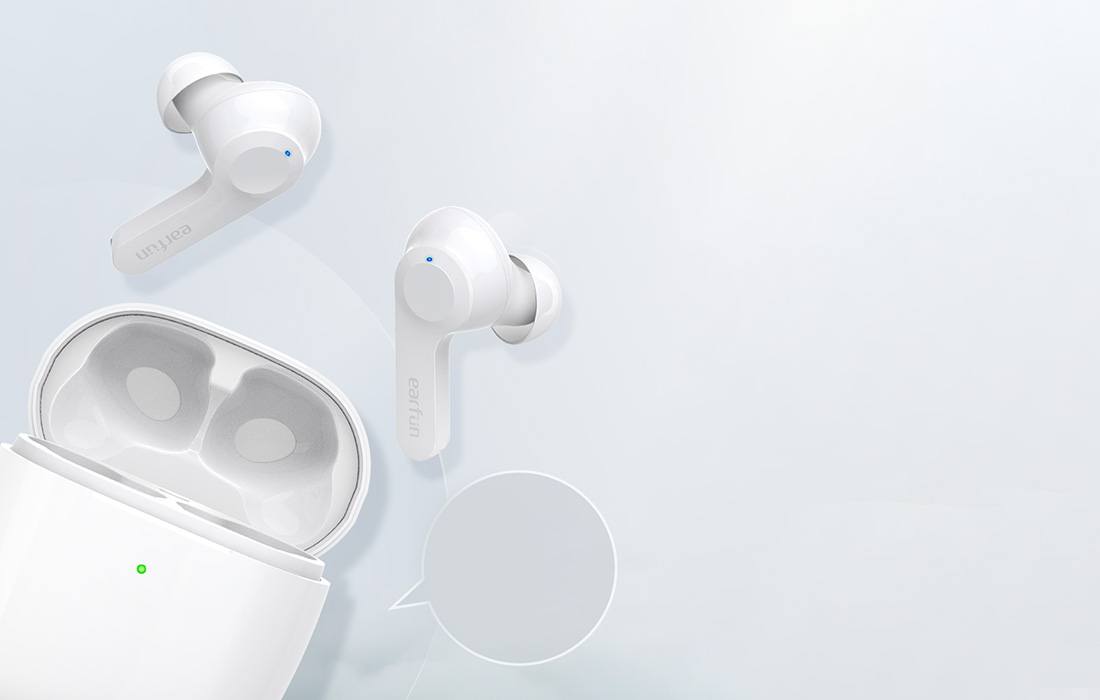 EarFun Air TWS ausinės, Baltos aprašymas - Prekės nuotrauka EarFun Air TWS ausinės, Baltos aprašymas - Prekės nuotrauka