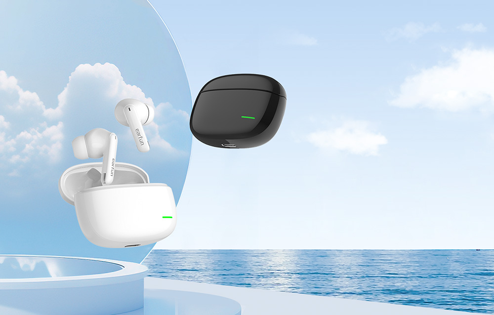 Belaidės ausinės TWS EarFun Airmini2 baltos