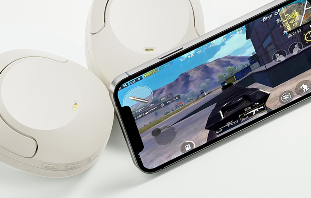 belaidės ausinės-qcy-anc-h4-white